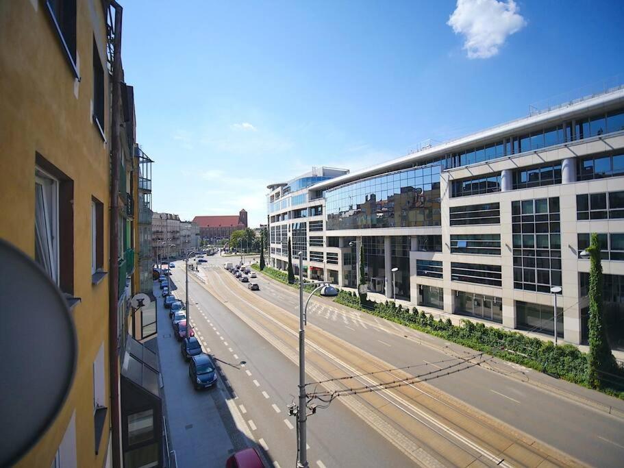 Stylowy Apartament Blue Self Check In 24H Wrocław Exterior foto